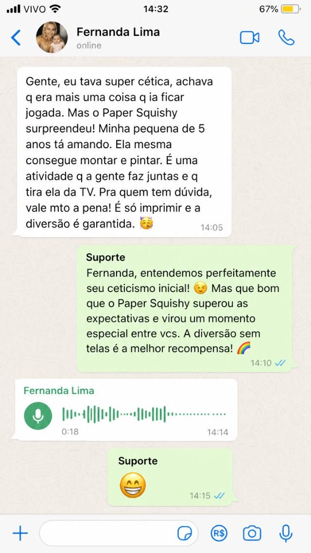 Captura de conversación real en WhatsApp 3